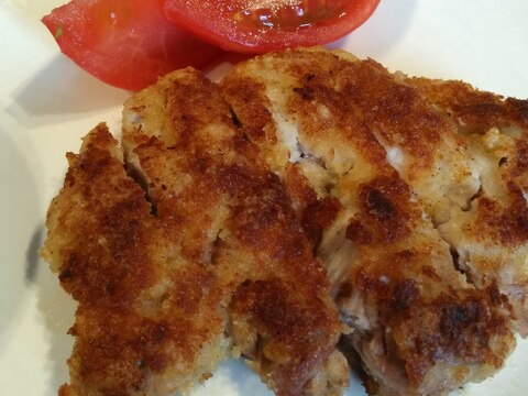 豚もも肉の焼きとんかつ(生米パンのパン粉使用)